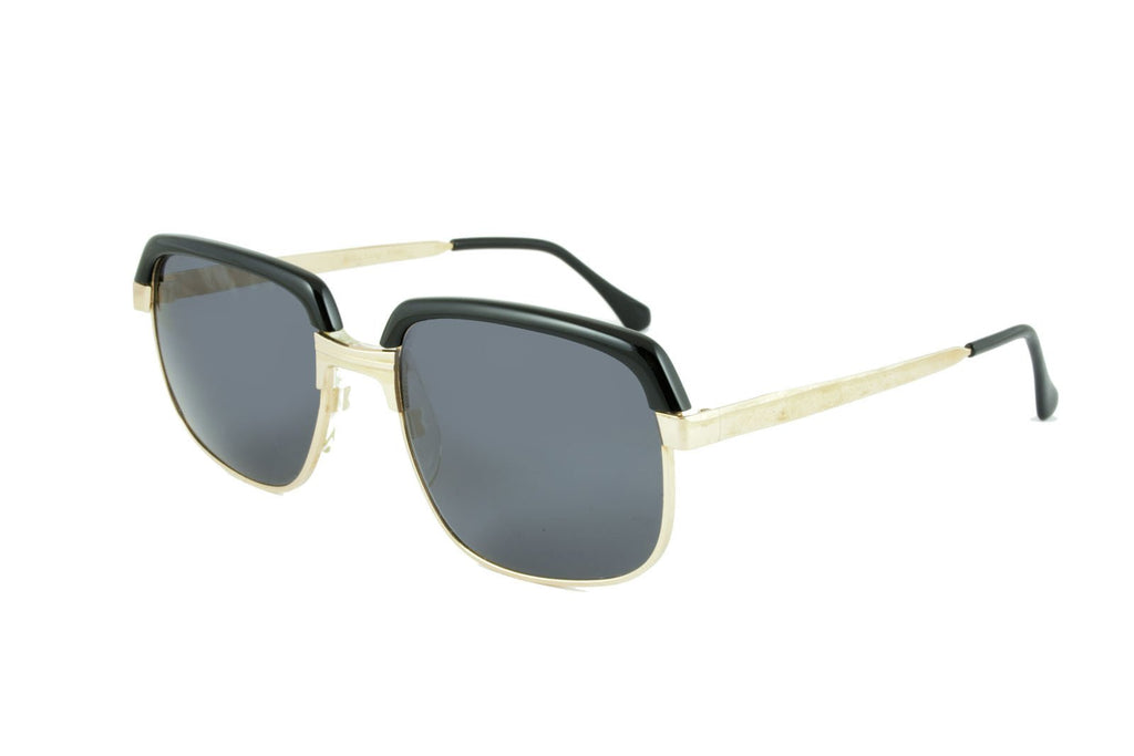 Ilario C Gold Black - Original Vintage Sunglasses (OV17053)