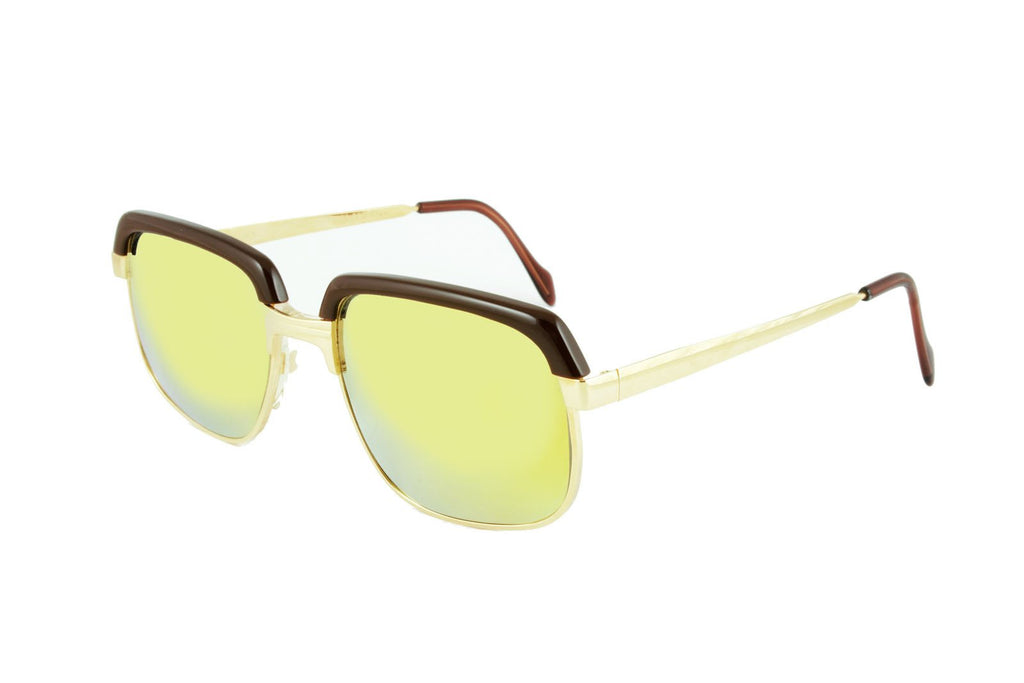 Ilario C Gold Brown - Original Vintage Sunglasses (OV17055)